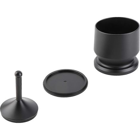 58-mm-Dosierbecher aus Aluminiumlegierung für Kaffeepulver mit Dosierring und Kaffeepulverbehälter