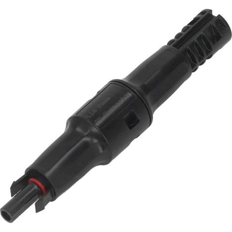 Connecteur de Fusible Photovoltaïque, Support de Fusible Photovoltaïque à Forte conductivité Résistant aux UV 1500V Connecteur à Sertir Extérieur (15A) A
