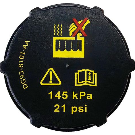 Bouchon Liquide Refroidissement,Bouchon Réservoir de Liquide de Refroidissement, Remplacement Bouchon pour Compatible avec FORD, Comme Fiesta MK6 MK7 etc, OEM: DG938101AA (1/5)