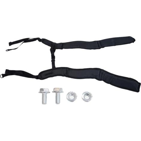 Bretelles réglables pour souffleur de sac à dos BR500 BR550 BR600 BR700 Harnais de rechange avec vis de fixation Polyester robuste Soutien confortable Réduit la fatigue (1/5)