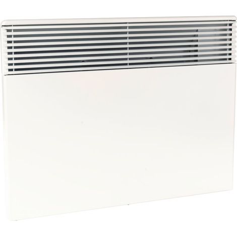 Intuis – Convecteur mobile 1500W – Horizontal blanc avec détection fenêtre ouverte – Programmation avancée – M112115
