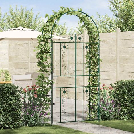 Gartenbogen Uni Grün 115 x 37 x 226 cm