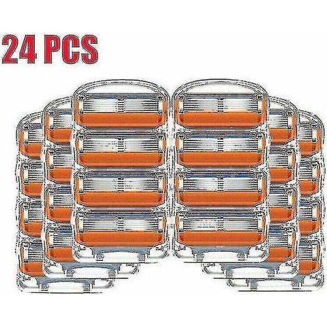 24 Packs Of 5 Blades For Gillette Fusion Proglide Power Replacement Razor Kit-kryp (1/5)