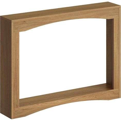 Table Console Étroite Longueur 100 cm, Bout de Canapé Ultra-Fin, Table Décorative Rustique en Bois, avec Rangement, pour Salon, Couloir, Entrée, Noyer Clair XCT19VV (1/5)