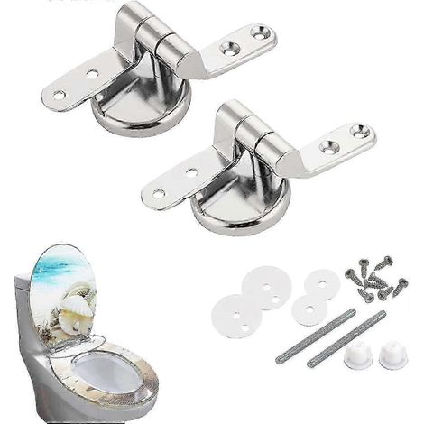 Charnière de siège de toilette, fixations de remplacement, charnière de siège de toilette, fixations de siège de toilette Hin -3 (1/5)