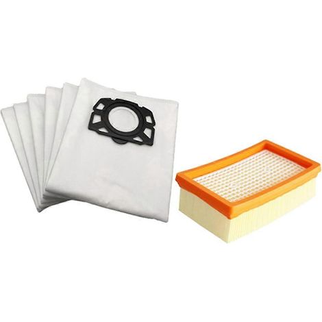 Sacs à poussière filtrants de rechange pour Karcher MV4, MV5, MV6 et WD4/WD5/WD6 (1/5)