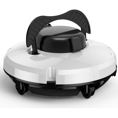 Robot Piscine sans Fil, Aspirateur Piscine à Double Moteur Puissante Aspiration, 120 Minutes de Nettoyage, Auto-Stationnement, Robot Piscine pour Les Piscines Hors Sol 100㎡ (1/5)