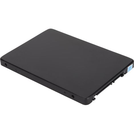 Boîtier SSD 2.5 pouces aluminium noir, faible consommation, portable SATA 3 interne 120 Go, DC 5V 0.95A pour PC portable et de bureau (1/5)