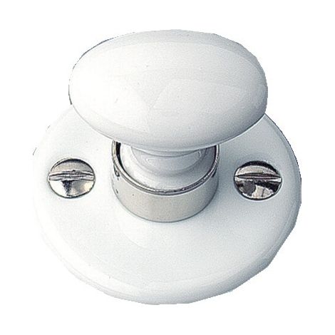 Merigous Rosette aus weißem Porzellan Durchmesser 50 mm