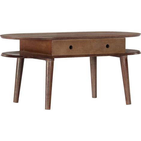 Couchtisch 100x50x46 cm Massivholz Akazie