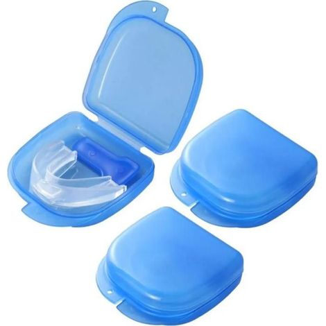 Protège-Dents - Anti-Grincement - Thermoplastique Sans BPA - Réglable Individuellement - Souple et Flexible - Lot de 3 (1/5)