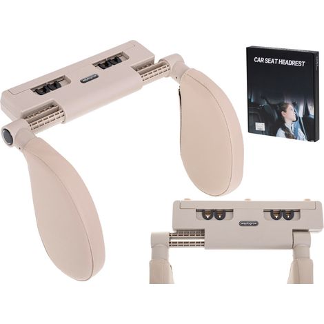 Reposacabezas ajustable para cabeza y cuello beige