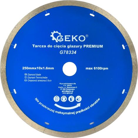 Disque de coupe pour carrelage 250 mm x 10 x 1,6 mm premium (25) (1/3)