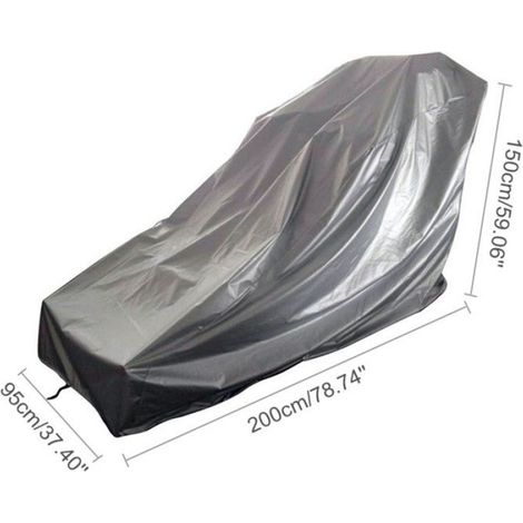 Housse Pour Tapis De Course - Oxford 210D - Imperméable Antipoussière - 200x95x150 cm - Gris (1/4)