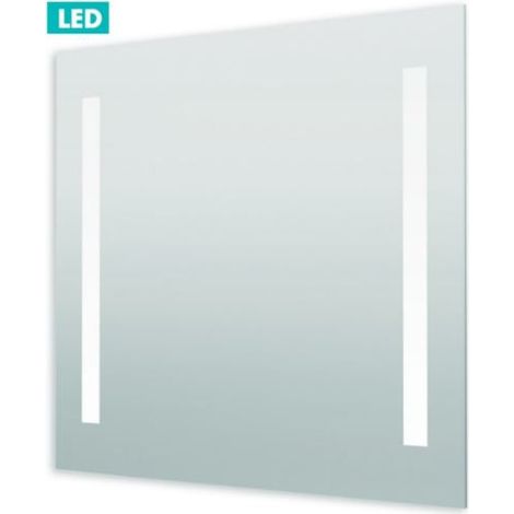 Miroir avec éclairage LED Naturel Iluxit 80x70 cm (ZIL8070LEDS)