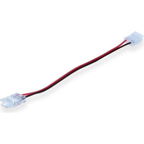 IluminaShop - Conector Doble con Cable para Tira LED  8mm 12V/24V 2 Pin  Pack 20 IP20 (1/2)