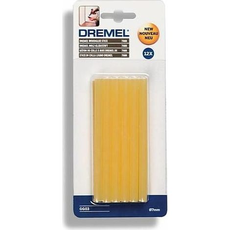 Dremel Klebestifte Ø 7 mm transparent-gelb Heißkleber