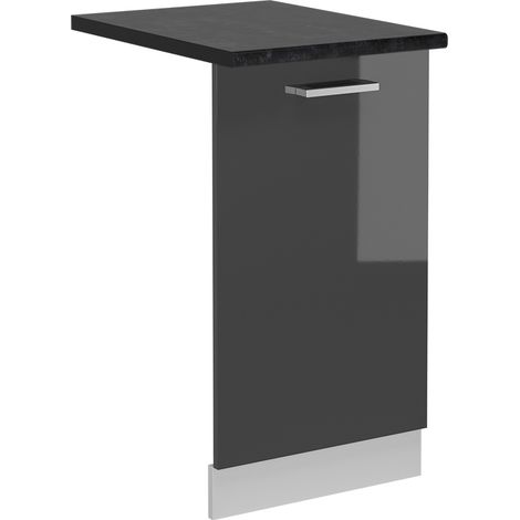 Panneau de lave-vaisselle R-Line, Anthracite Haute brillance, 45cm , PT Anthracite, Vicco