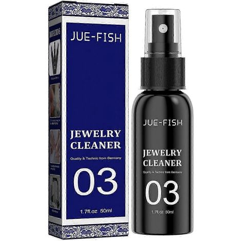 Nettoyant pour bijoux, pour bagues en diamant et colliers en or - Élimine la rouille et la cendre (1/4)