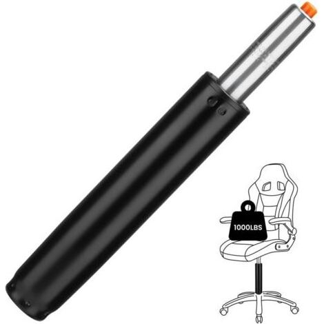 Vérin à Gaz pour Chaise, Class 4 Piston Ressort à Pression de Gaz 1000 LBS, 450 kg, Longueur 300-450mm, Verin Chaise de Bureau pour Gaming Pivotante, Noir (1/4)