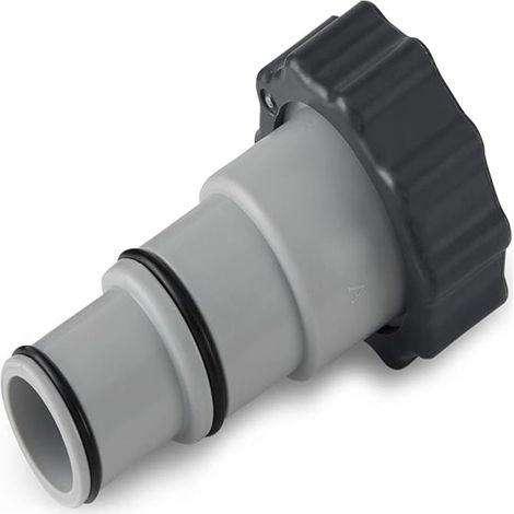 Adaptateur de tuyau pour pompes de piscine, diamètre du raccord : 32/38 mm, avec joint d'étanchéité, adaptateur en plastique, accessoires de rechange pour piscine (1/5)
