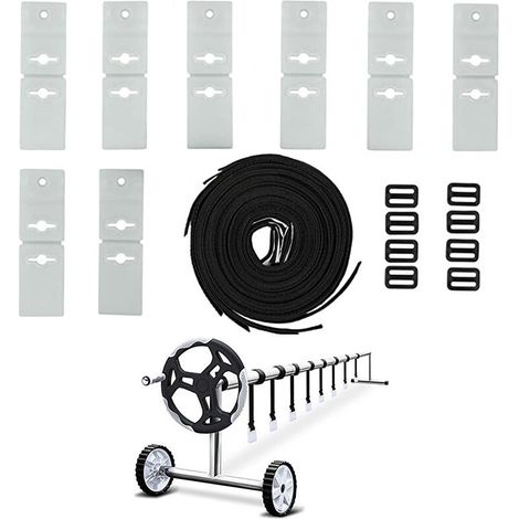 Sangles de tension pour couvertures de piscine enterrées, accessoires pour enrouleurs solaires, cordes pour chariots de collecte de films de protection pour piscines