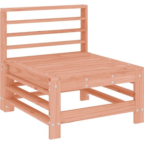 Garden Middle Sofa Solid Wood Douglas vidaXL