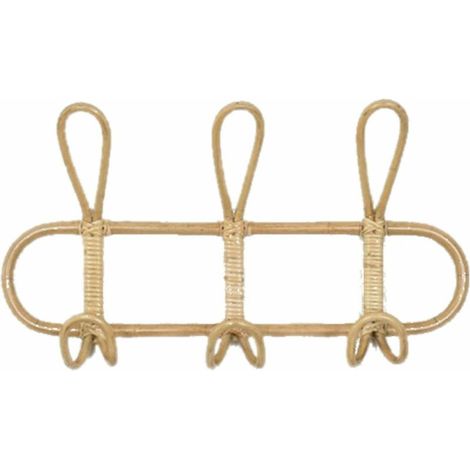 Rattan Wall Hooks for Kids Clothes - Rattan Hanging Hook - Children's Room Decor (1/5)