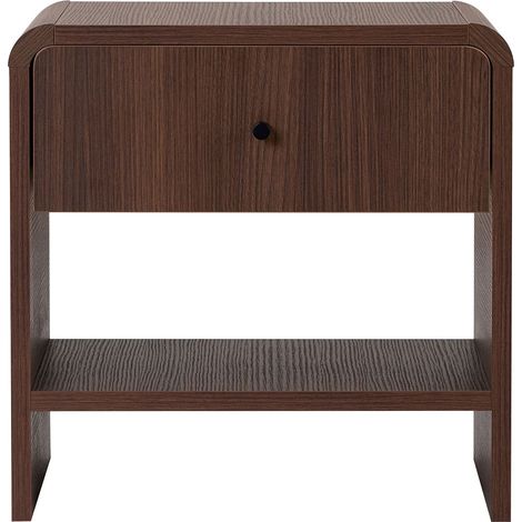 Nachttisch aus Holz "Parila" – 45 x 45 x 40 cm – Nussbaum Milano (1/5)