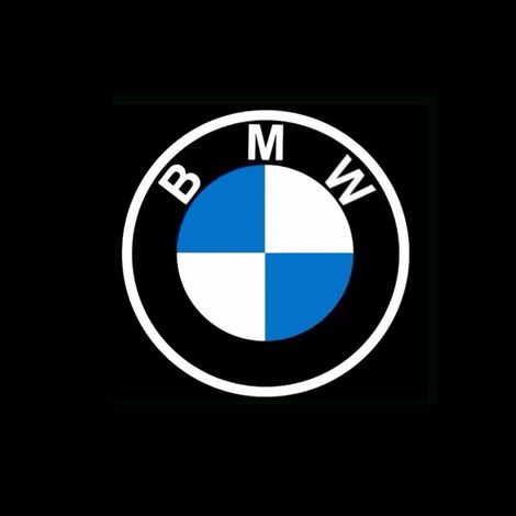 2 éclairages de porte pour BMW Série 3, Série 5, Série 7, X3/X5/X6/X7, éclairages de porte à projection, éclairages d'entrée BMW, style 6 (1/5)