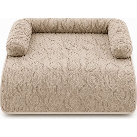 Protection de canapé pour animaux kaki beige motif 80 x 90 cm (1/5)