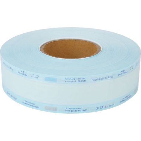 Sachet Autocollant pour Stérilisation d'Instruments Dentaires, 5.6 x 20 cm (1/5)