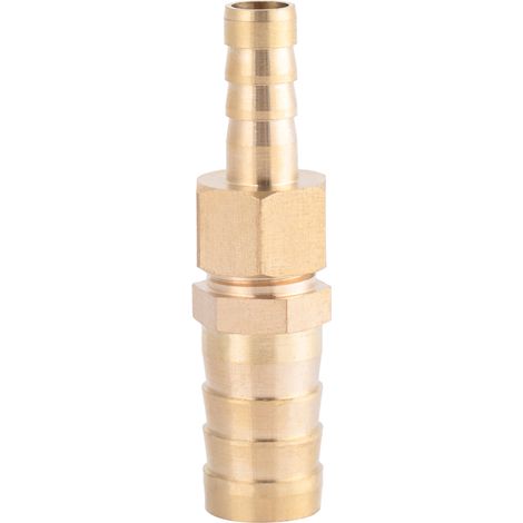 Raccord laiton réducteur – queue barbelée – 8 mm vers 16 mm – 1 pièce (1/5)
