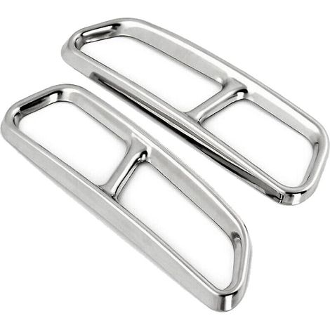 pièces de garniture chromée pour embouts d'échappement de voiture - A6 C (1/5)