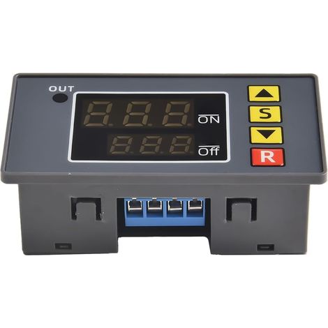 Module relais temporisé numérique 12 V CC 10 A pour minuterie (1/5)