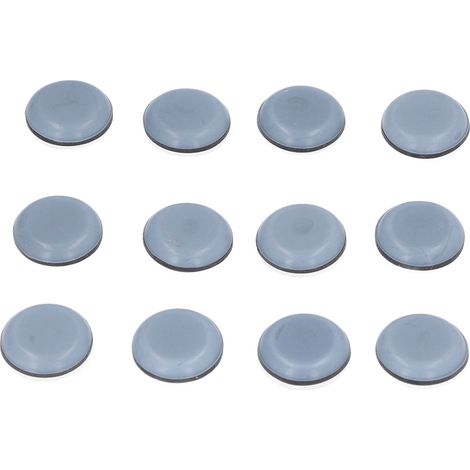 Lot de 12 patins ronds en PTFE pour pieds de table, glissent facilement et conviennent aux canapés et aux bureaux. (1/5)