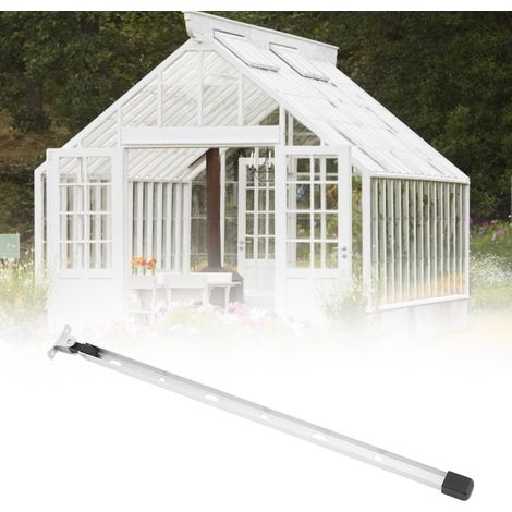Kit de maintien de fenêtre de serre en aluminium manuel, barre d'ouverture pour aérateur de toit (1/5)