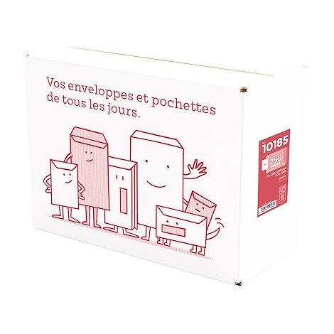 Pochettes administratives kraft brun 229x324 mm gamme budget sans fenêtre - Boîte de 250