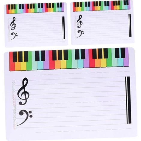 pi ces Tableau Blanc Effa able pour Musicale Planche (1/5)