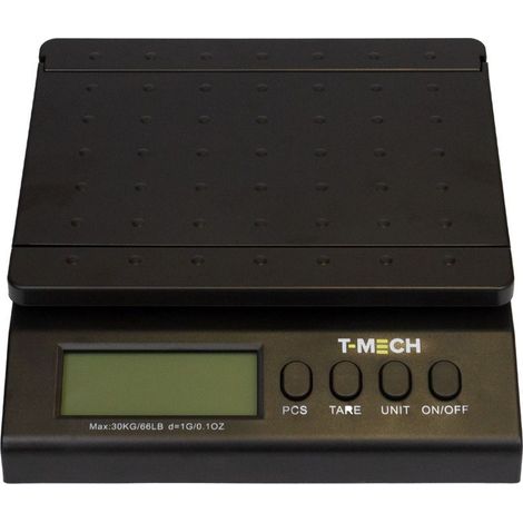 Balance Postale en Noir 4 Modes Écran LCD pour Pèser Lettres, Colis, Paquets, Boîtes et Tubes (1/5)