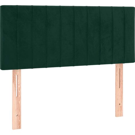 Tête de lit Résistante et économique, Panneau de lit, Vert foncé 90x5x78/88 cm Velours OIB9259E (1/5)
