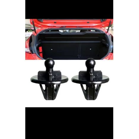 Motorhaubenbefestigungsclips für Ford, schwarze Motorstangenhaken, 2 Stück Set