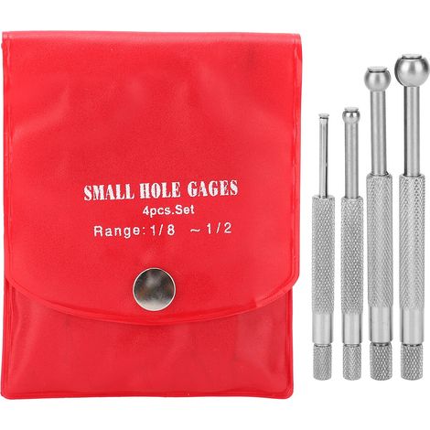4-teiliges Teleskop-Kugel-Durchmessermessgerät mit rutschfestem Griff, Diamant-Messwerkzeug, 313 mm