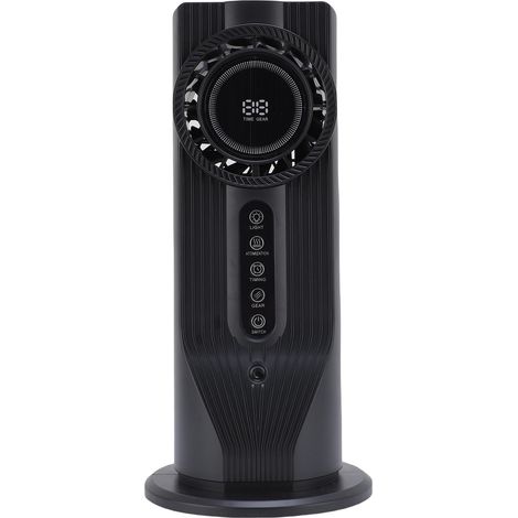 Climatiseur portable humidificateur d'air 100ML 6 vitesses alimenté USB ventilateur de bureau rafraîchissant conditionneur d'air avec minuterie 6H (1/5)