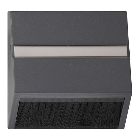 Gira Couvercle embrochable Cadre adaptateur System 55 Anthracite [068228], 0682 28