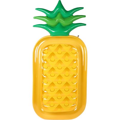 Matelas pneumatique ananas flottant, coussin d'eau écologique pour lit gonflable (1/5)