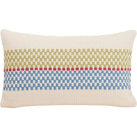 Housse de coussin en Tissage graphique en coton EMEO