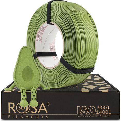Filamento 3D ReFill PLA-CF Mate Aguacate Guacamole (1 kg / 1,75 mm)