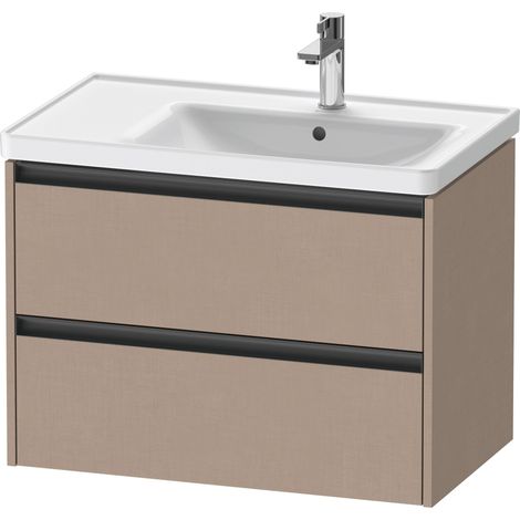 Duravit Ketho.2 bâti-support pour lavabo suspendu, 2 tiroirs,