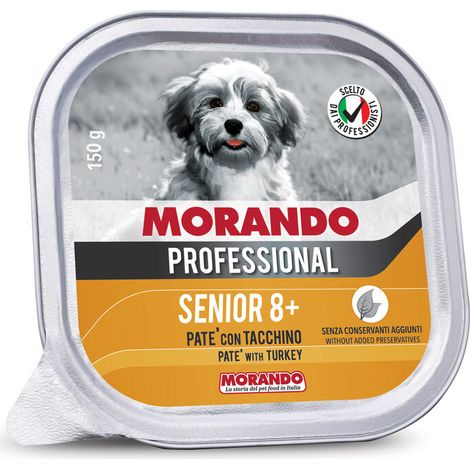 22 x CIBO CANE MORANDO VSC 150 G TACCHINO